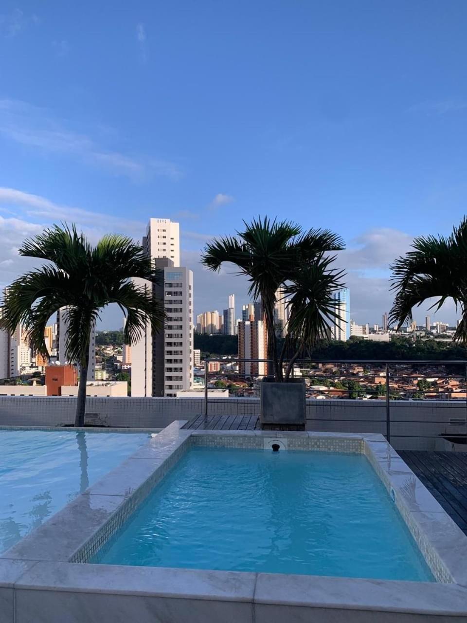 Flat Manaira Apart Hotel Joao Pessoa Bagian luar foto